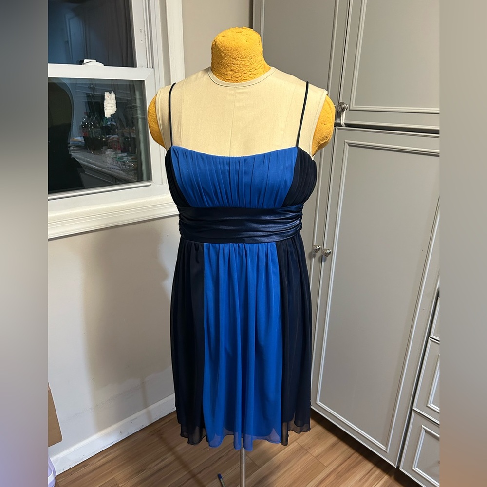 90e Vintage Elegant Blue Mini Dress NWT Size Medium
